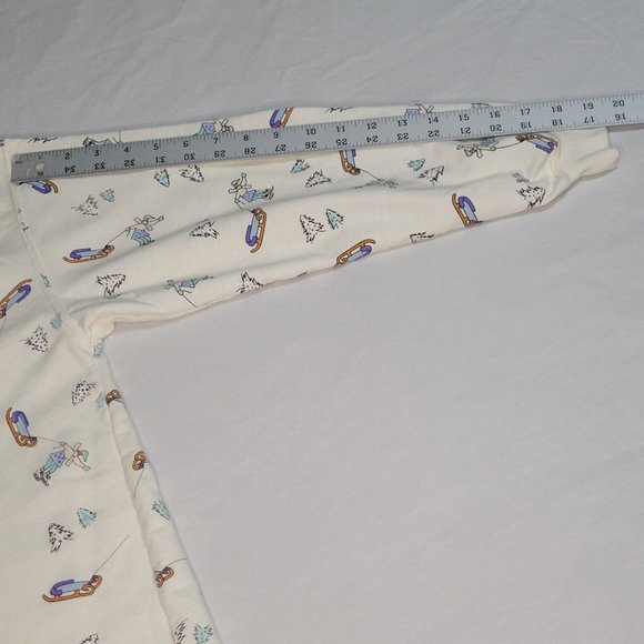 Architect Women's Mock Neck Sled Print Shirt Sz Med  Two Small Spots Shown Pics - Picture 7 of 10